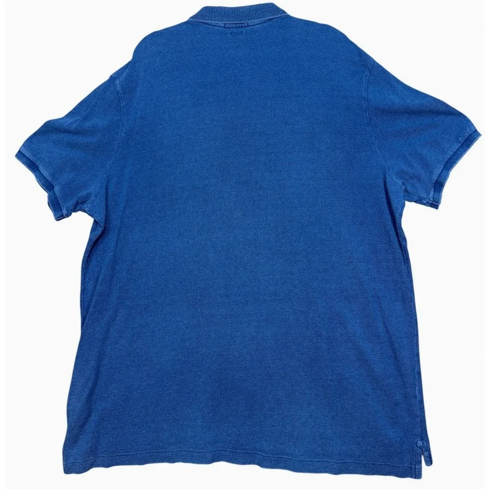 Polo Ralph Lauren Classic Fit Polo Shirt‎ Mens XXL Blue Cotton Short Sleeve